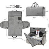 Tie Case Bag and Convertible Garment Duffel Bag