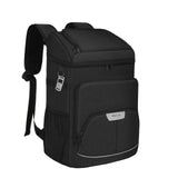 MOSISO Cooler Backpack, 40 Cans Large Capacity Leakproof Insulated Soft Backpack Cooler, Portable Lightweight Beach Cooler Bag for Men Women, Waterproof Lunch Bag for Picnics Camping Hiking,Black