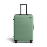 Away Carry-On and Medium Checked Luggage Set, Lightweight Hardside Suitcase with Spinner Wheels, 22 inch + 26 inch, Sea Green