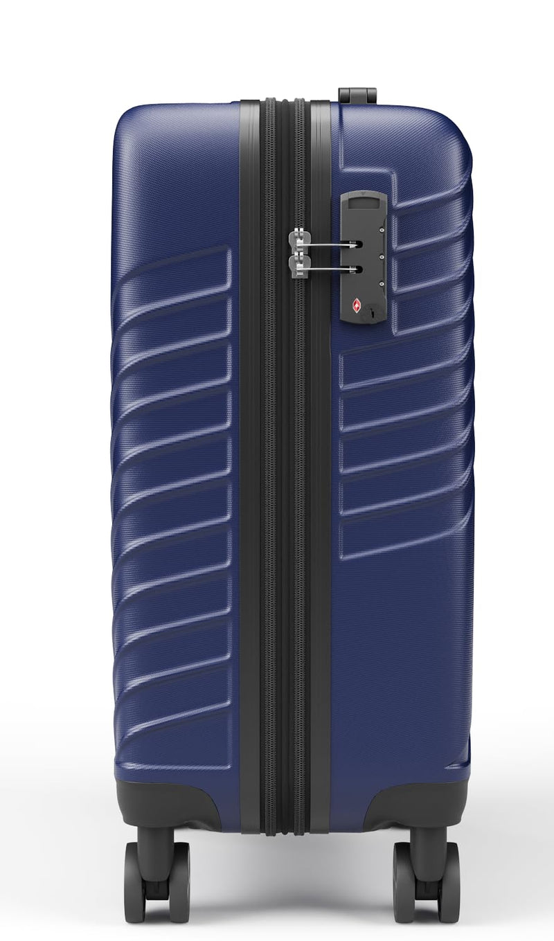 21 Inch Carry On Luggage, ABS Hardside Suitcase with Spinner Wheels, Airline-Approved Cabin Luggage with TSA Security Lock, Expandable Travel Suitcase for Flights, Business Trips & Weekend Vacations