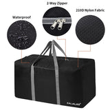 ZALALAS Travel Duffle Bag,96L Extra Large Duffel Bag Lightweight,Waterproof Duffle Bag for Men Women,Black