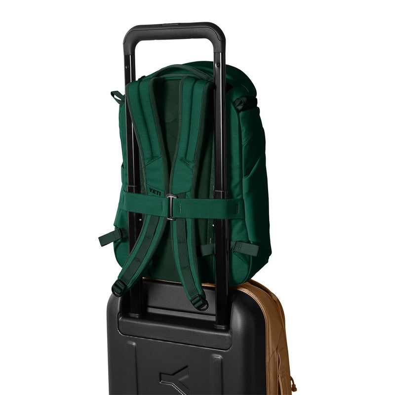YETI Ranchero Backpack 18L, All-Day Utility Pack, Structured and Durable, Black Forest Green