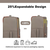 Travelhouse Luggage Set, Softside Suitcase 4-Piece (16/20/24/28), Expandable Lightweight Luggage Sets with Duffel Travel Bag,Suitcase with Double Spinner Wheels