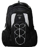 ARIAT Unisex Adult Logo Backpack, Black, One Size | Backpacks4Less