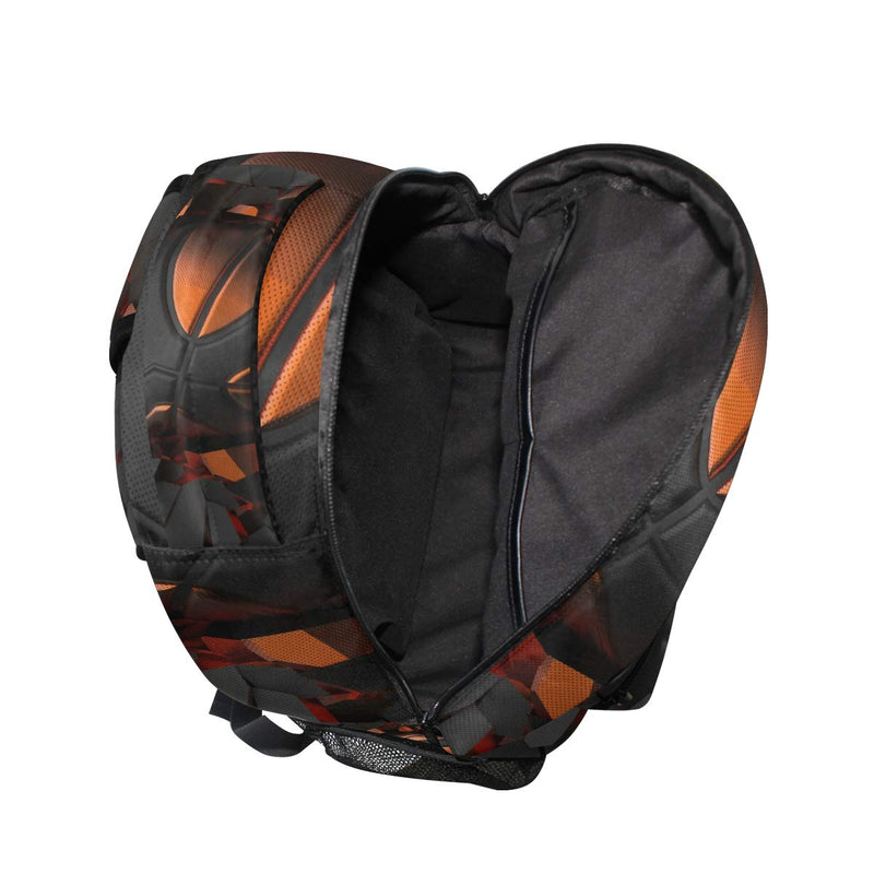 AUUXVA Backpack Art Painting Basketball Crash School Shoulder Bag Large Waterproof Durable Bookbag Laptop Daypack for Students Teens Girls Boys Elementary