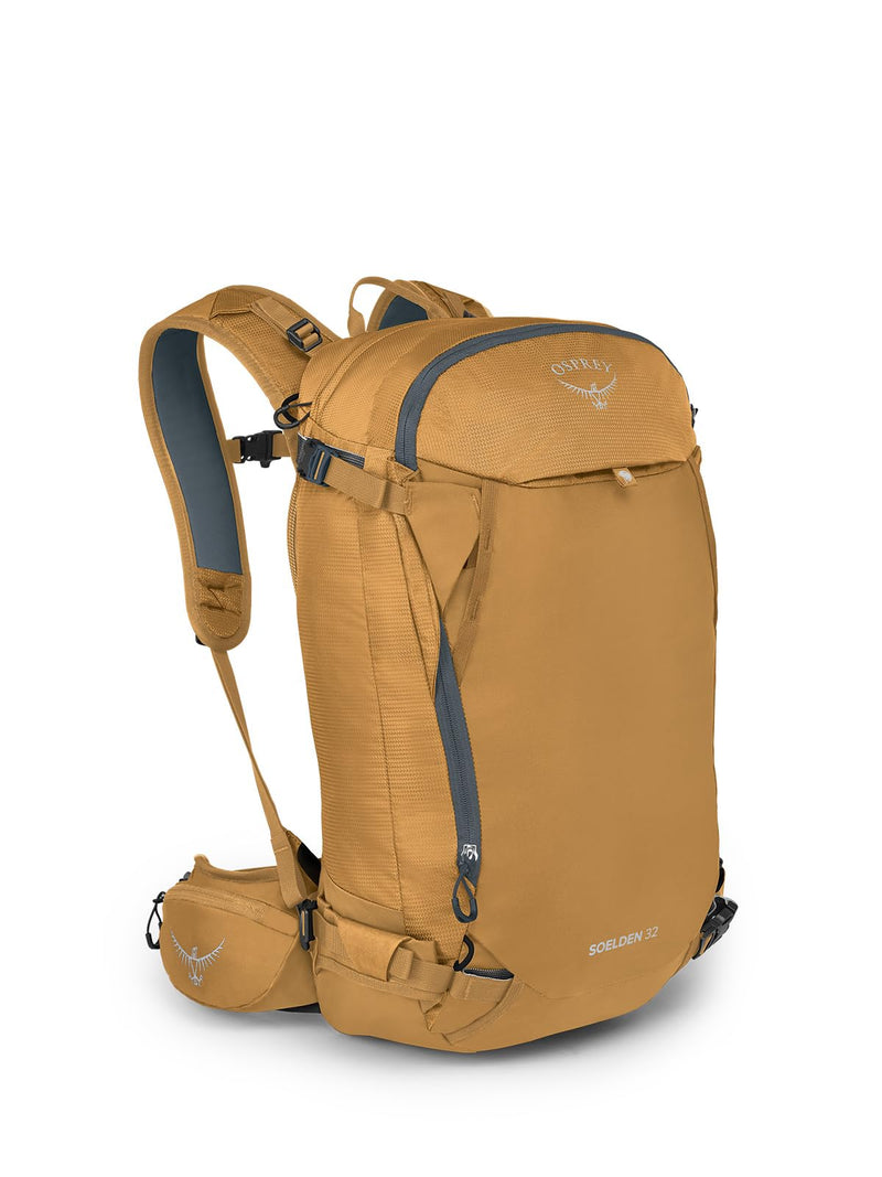 Osprey Soelden 32L Men's Ski and Snowboard Backpack, Artisan Yellow