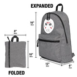 LOGOVISION Friday The 13Th Simple Mask Lightweight Backpack for Work School Daily Use Packable for Travel