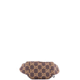 Gucci, Pre-Loved Ripstop Belt Bag GG Nylon and Leather, Brown