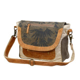 Myra Classic Flap-Over Messenger Bag - 11x10
