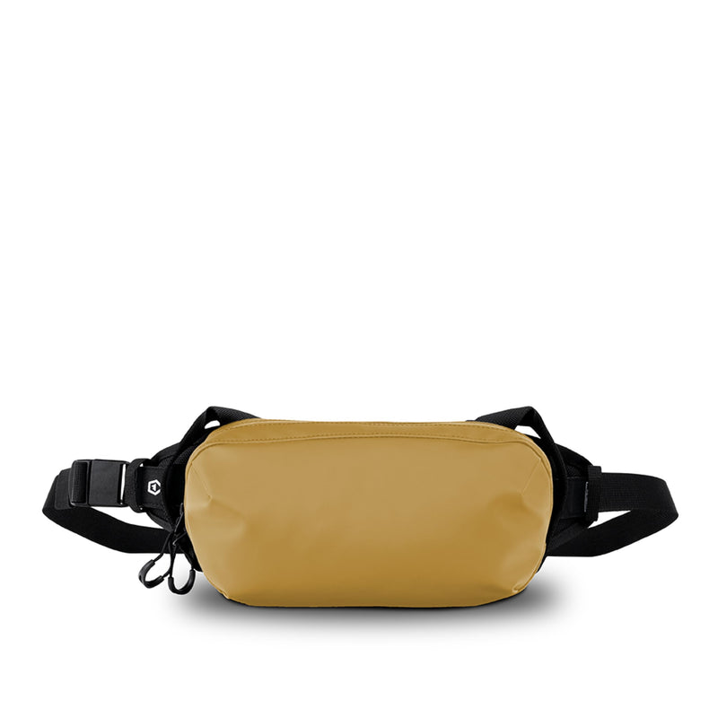 WANDRD All-New D1 Fanny Pack - Crossbody Carry Bag for Hiking, Traveling, Festivals, Sports, and More - Weather-Resistant for Phones, Wallets, Keys, and Camera (Dallol Yellow)