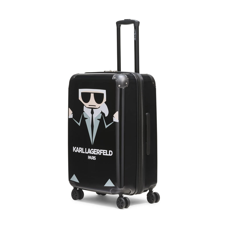 KARL LAGERFELD Paris Unisex Luggage Suitcase,Medium