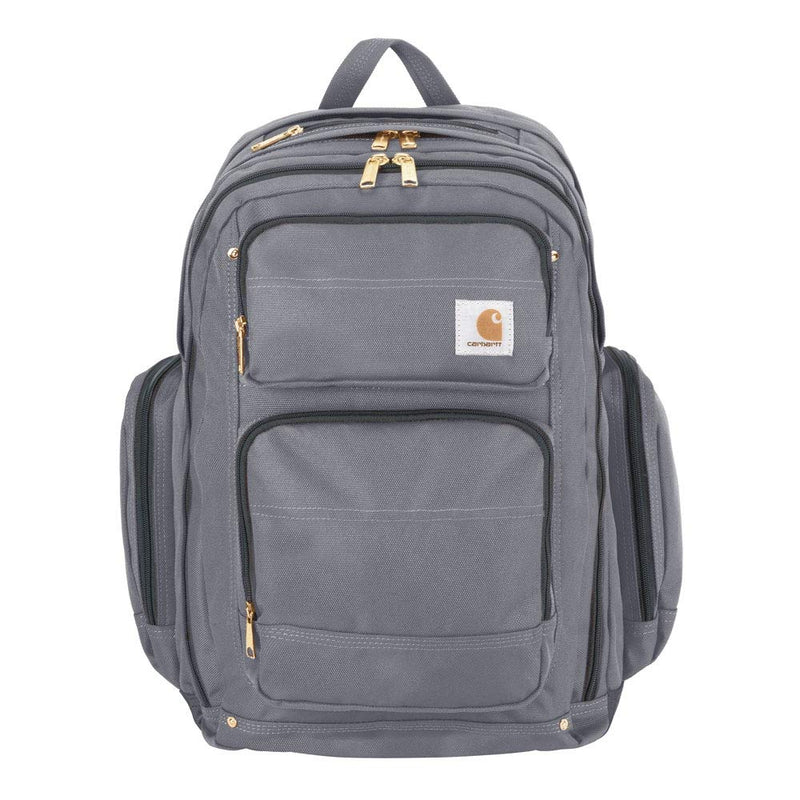 Carhartt Legacy Deluxe Work Backpack with 17-Inch Laptop Compartment, Grey