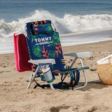 Tommy Bahama Backpack Beach Chair 2 Pack (Tropical Foliage), Dark Blue (2622206)
