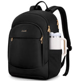 LOVEVOOK Laptop Backpack for Women, 17.3 Inch Business Backpack Purse, Large Capacity Casual Daypack, Work Computer Backpack, Travel Backpack for College, Black