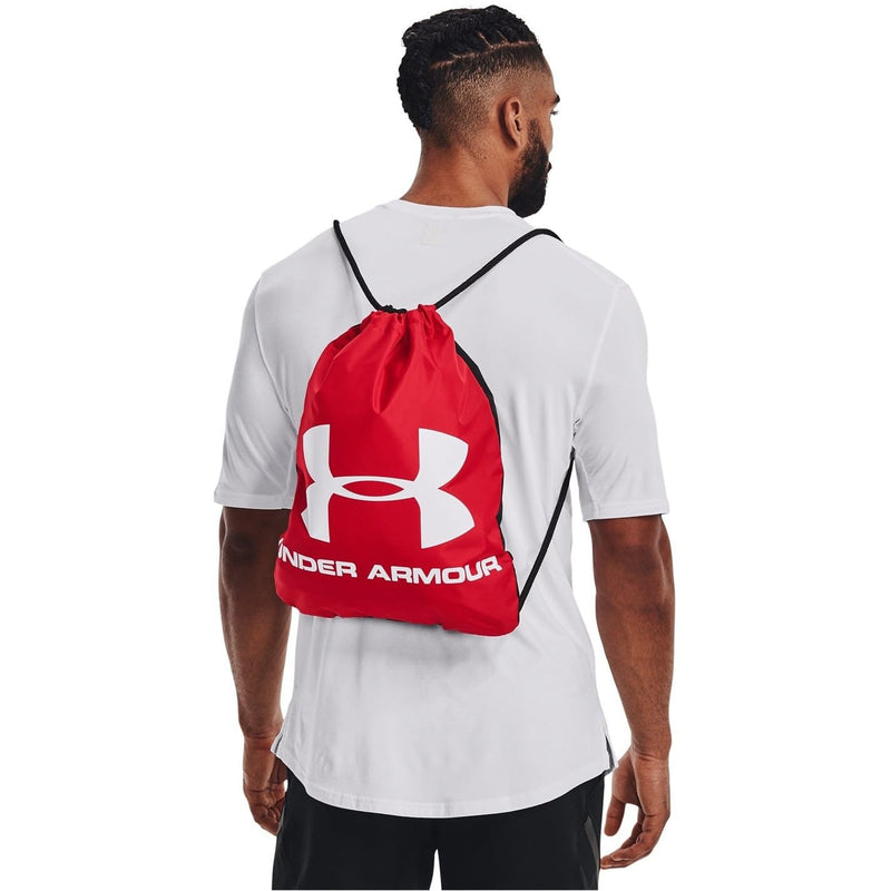 Under Armour Unisex-Adult Ozsee Sackpack , (603) Red / / Red , One Size Fits All