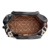 Wrangler Duffel Bag for Women Large Travel Weekender Bag Designer Tapestry Carry On Bags, Black