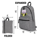 LOGOVISION The Powerpuff Girls Mojo Jojo Head Lightweight Backpack for Work School Daily Use Packable for Travel