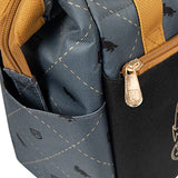 PICNIC TIME Harry Potter Hufflepuff On The Go Lunch Cooler, Soft Cooler Lunch Box, Insulated Lunch Bag, (Black with Yellow Accents)