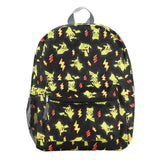 Bioworld Pokemon Pikachu All-Over Print 16" Backpack