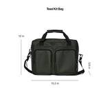 RAINS Texel Tech Bag - Green Waterproof Water Resistant Water Repellent Laptop Bag Unisex Commuter Travel Case 15" Computer Sleeve Tech Organizer - 2 Year Warranty
