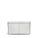 RADLEY London Columbia Grove Faux Lizard Women's Small Leather Flapover Crossbody Bag, Bright White