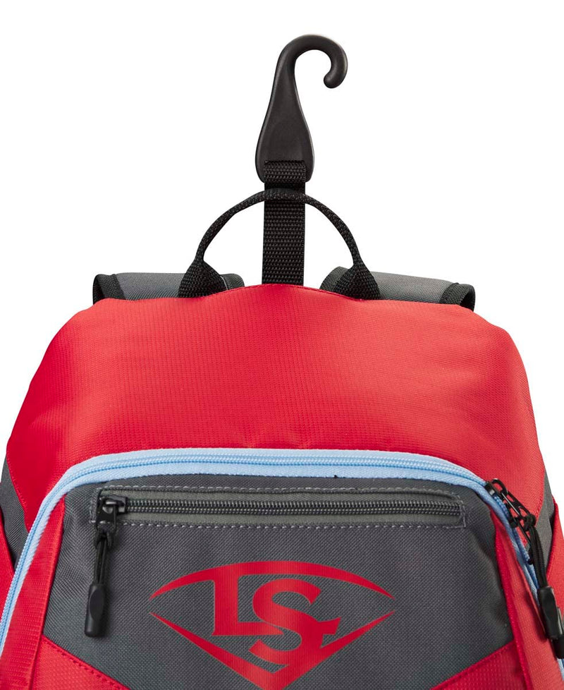 Louisville Slugger Genuine V2 Stick Pack Baseball Backpack - Scarlet