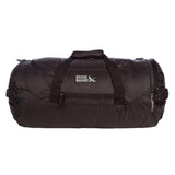 Eddie Bauer Stowaway Packable Duffel Bag | Travel | Foldable | Lightweight | Durable | Ripstop Polyester, 45L, Onyx