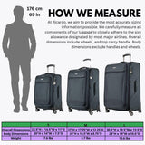 Ricardo Beverly Hills Avalon Softside Carry-On Luggage Made with Sustainable 100% Recycled PET (rPET), Lightweight, Eco-Friendly Travel, Expandable, Dual Spinner Wheels, Storm Blue, 20-inch
