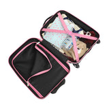 Bioworld Hello Kitty 16 Inch Telescopic Youth Carry-on Luggage Suitcase for Toddler
