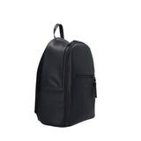 Armani Exchange Men's Leather Backpack, Black, One Size