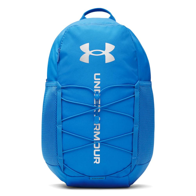 Under Armour Unisex Hustle Sport 6.0 Backpack, (402) Blue Atlantis/Black/Metallic Silver, One Size Fits Most