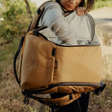 Peak Design Everyday Backpack 20L, Coyote, MagLatch Top, Dual Side Access, FlexFold Dividers, Fits 15" Laptop, For Camera Carry, Daily Commutes or Travel, Versatile Backpack for Men and Women