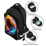 RTBBCKS School Backpack for Boys, Basketball Backpack for Boys School Bag Suitable for 6-18 Kid, for Children Teens Elementary Middle School Bookbag Travel Back.