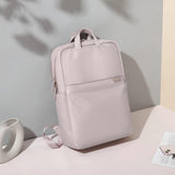 GOLF SUPAGS Travel Laptop Backpack for Women Anti Theft Slim Durable College Bookbag Business Computer Bag Fit 13.3Inch Notebook (Pinkish Grey, 13.3Inch)