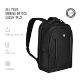 Victorinox Altmont Professional Compact Laptop Backpack - Tablet & Laptop Bag for Travel Accessories - Computer Backpack Includes Sleek Organizer - 16 Liters, Black