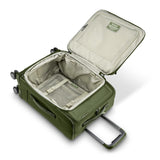 Samsonite Lineate Softside Expandable Luggage with Spinner Wheels, Carry-on, Cedar Green
