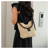 Bohemia Beach Bag for Women Macrame Shoulder Tote Bag Crossbody Purse Travel Beach Bag Summer Top-handle Hobo Bags 2026