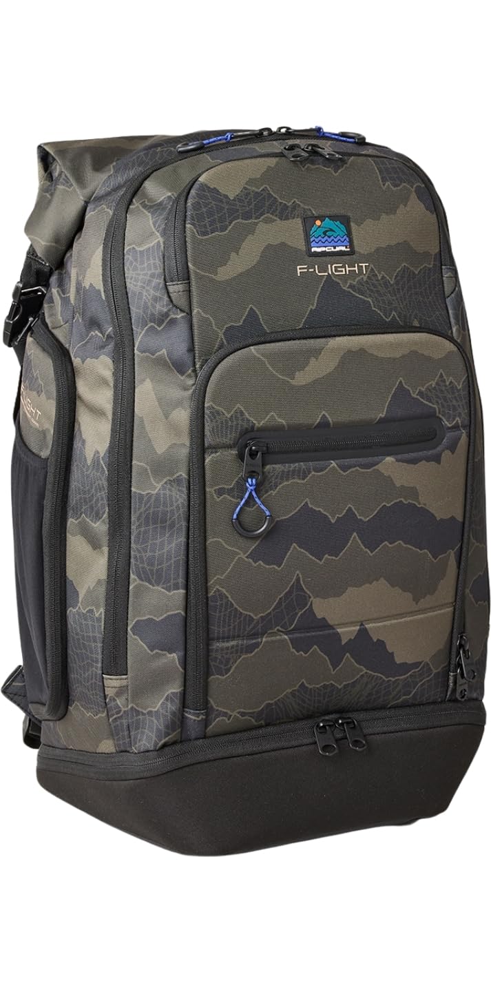 Rip Curl F-Light Surf 45L Search Backpack 156MBA - Black/Olive