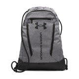 Under Armour Unisex Hustle Sackpack, (025) Castlerock/Black/Black, One Size Fits Most