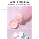 NVXLIDB travel bottle 4-piece set, portable and leak-proof, suitable for shampoo, shower gel, body lotion and conditioner, a must-have for travel