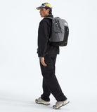 The North Face Lichen Daypack - Everyday Commuter Backpack, Laptop Sleeve, Water Bottle Pockets, Center Front Pouch, Smoked Pearl Dark Heather/TNF Black, One Size