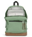 JanSport Right Pack Backpack - Durable Daypack with Padded 15" Laptop Sleeve, Spacious Main Compartment & Integrated Water Bottle Pocket - Loden Frost