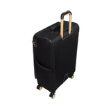 It Luggage Glimmering 28" Softside Checked 8 Wheel Expandable Spinner, Black