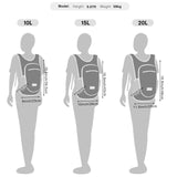 G4Free 10L/15L Hiking Backpack Lightweight Packable Hiking Daypack Small Travel Outdoor Foldable Shoulder Bag