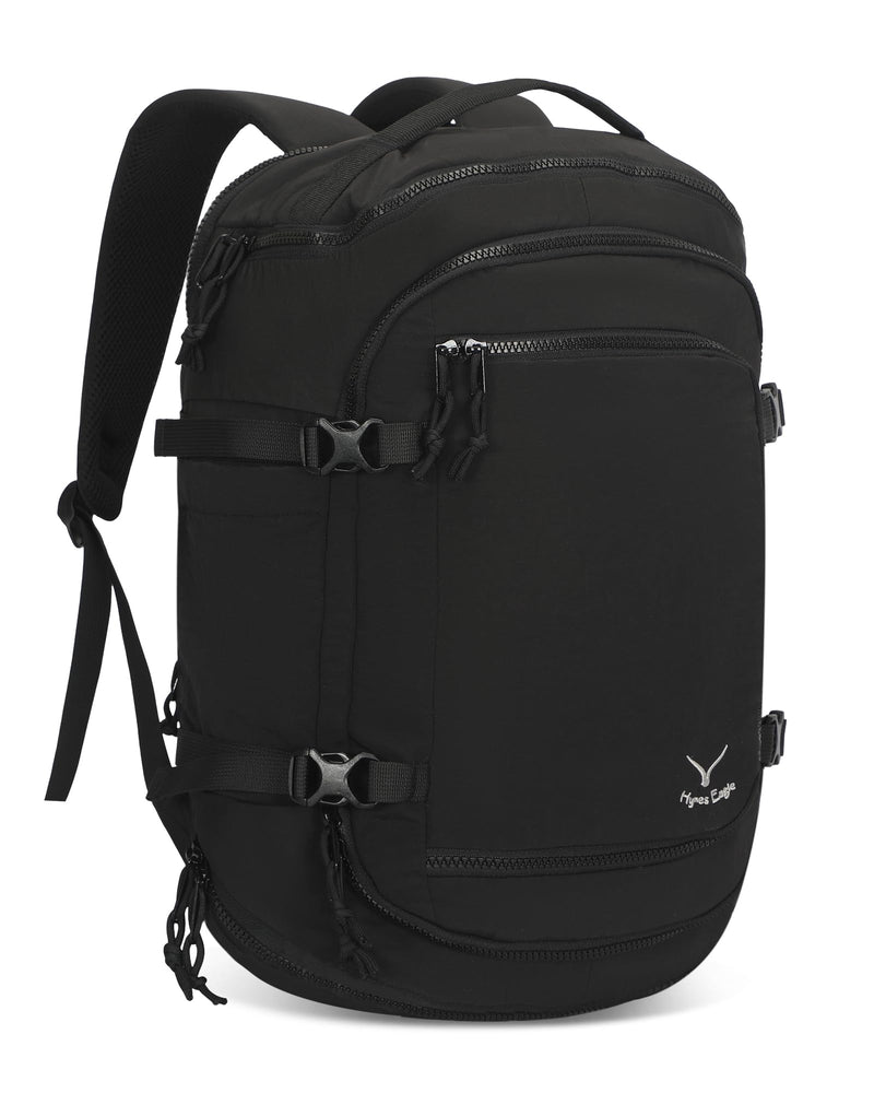 Hynes Eagle Travel Laptop Backpack 16 inches Lightweight Flight Approved Carry on Personal Item Bag Weekender Bag Daypack 20L Black | Backpacks4Less