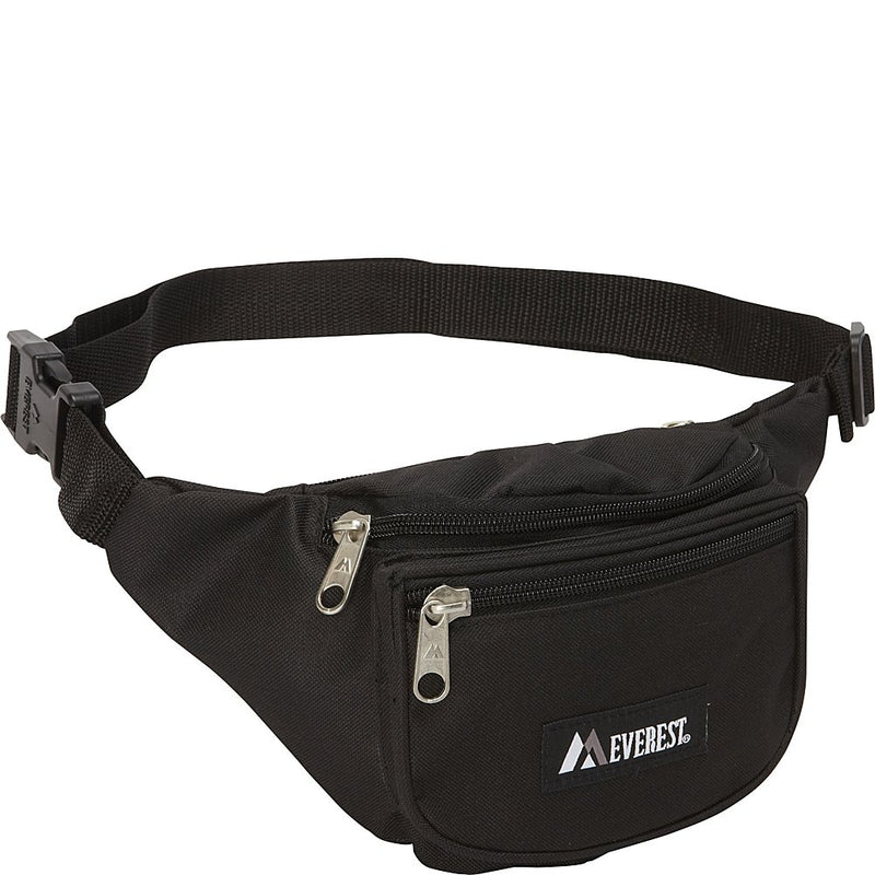 Everest Signature Waist Pack - Standard, Black, One Size