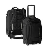 eagle creek Gear Warrior XE 2-Wheel Convertible Carry-On Luggage for Travel Essentials - Heavy Duty Wheels - Lockable Zippers - Interior Laptop Sleeve - Black - 21.75”