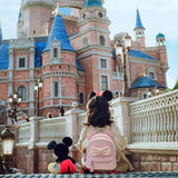 Sunwel Fashion Cutest Toddler Sequin Bow Mouse Ears Bag Mini Backpack for Teen Little Girls with Pom Pom(pink)
