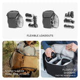Peak Design Everyday Backpack V3 20L, Eclipse, MagLatch Top, Dual Side Access, FlexFold Dividers, Fits 15" Laptop, For Camera Carry, Daily Commutes or Travel, Versatile Backpack for Men and Women