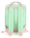himawari Laptop Backpack for Women, 14.9 Inch,Large Capacity College Bookbag for School, Waterproof Casual Daypack for Travel-1088-06#Green